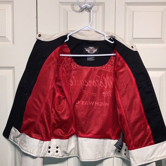 Harley Davidson Jacket Women’s Size XL HD Highway 1 Jacket Vintage Biker Jacket - Picture 7 of 16